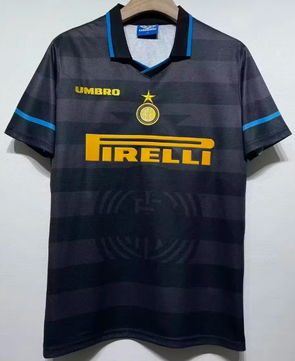 Inter Milan Third Away Retro Fans 1:1 Quality Soccer Jersey 1997/1998