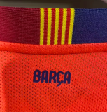 Barcelona Away Long Sleeve Retro Player 1:1 Quality  Soccer Jersey 2014/2015