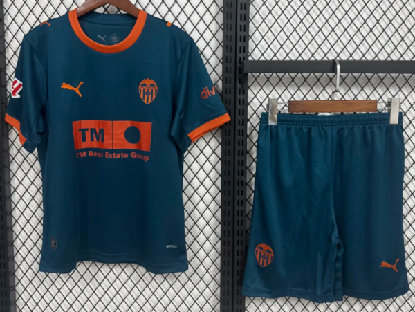 Valencia Away Adult Set 1:1 Quality Soccer Jersey 26/27