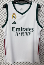 Real Madrid White Fans 1:1 Quality Basketball Jersey 26/27