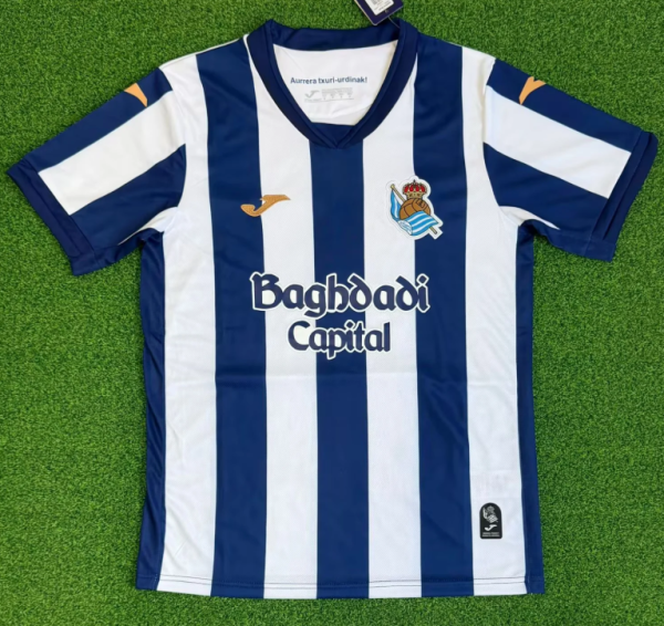 Real Sociedad Home Fans 1:1 Quality Soccer Jersey 26/27
