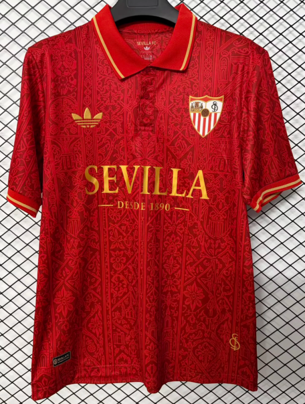 Sevilla FC Retro Version Fans 1:1 Quality Soccer Jersey 26/27