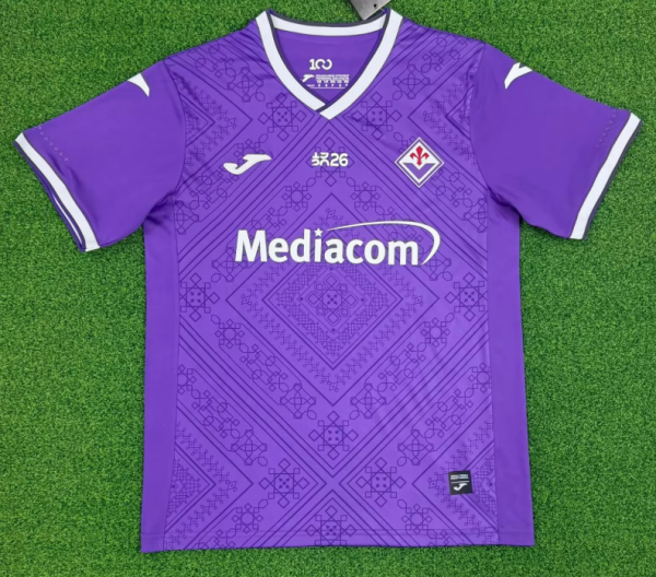 Fiorentina Home Fans 1:1 Quality Soccer Jersey 26/27