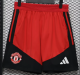 Manchester United Special Edition Red Player 1:1 Quality Soccer Shorts 26/27