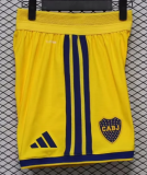 Boca Away Yellow Player 1:1 Quality Soccer Shorts 26/27