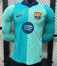 Barcelona Third Away Long Sleeve Player 1:1 Quality Soccer Jersey 26/27