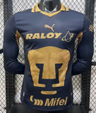 Pumas Away Long Sleeve Player 1:1 Quality Soccer Jersey 26/27