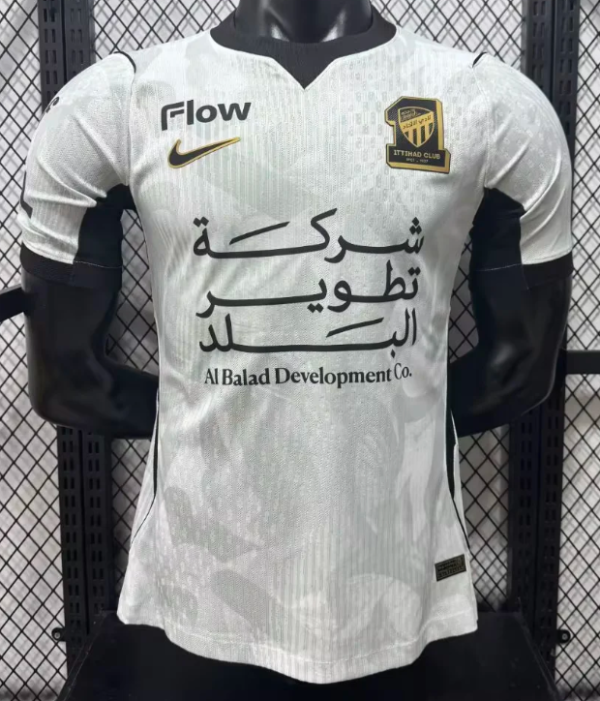 Al Ittihad Away White Player 1:1 Quality Soccer Jersey 26/27