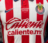 Chivas(Guadalajara) Home Long Sleeve Player 1:1 Quality Soccer Jersey 26/27