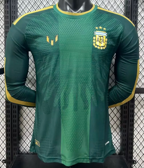 Argentina Messi Limited Edition Goalkeeper Long Sleeve Player 1:1 Quality Soccer Jersey 26/27 (2026)