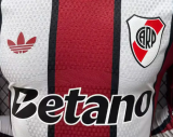 River Plate Away  Long Sleeve Player 1:1 Quality  Soccer Jersey 26/27