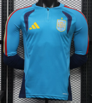 Spain Training Suit Long Sleeve Player 1:1 Quality Soccer Jersey 26/27（2026）