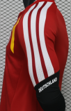 Germany Training Suit Long Sleeve Red Player 1:1 Quality Soccer Jersey 26/27（2026）