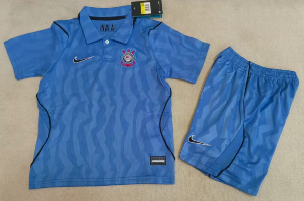 Corinthians Third Away Kids 1:1 Quality Soccer Jersey 26/27