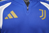 Juventus Training Suit Long Sleeve Blue Player 1:1 Quality Soccer Jersey 26/27