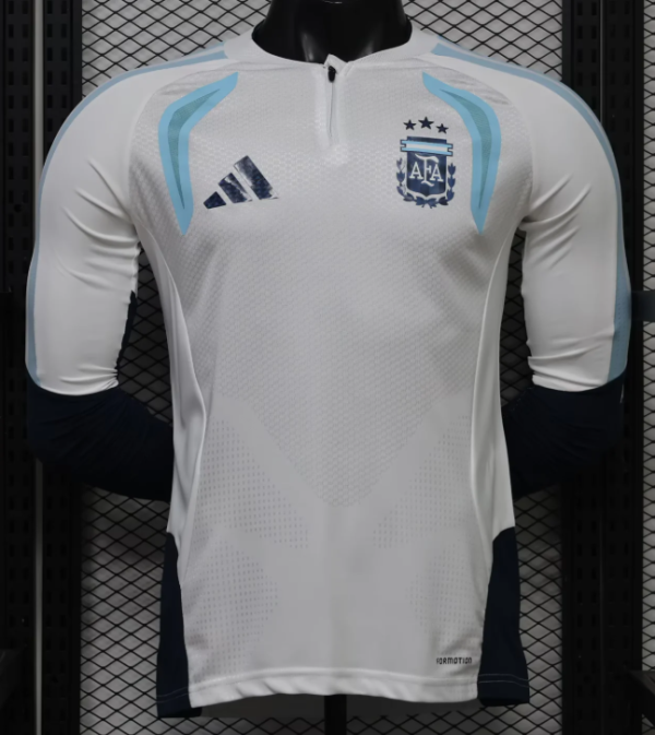 Argentina Training Suit Long Sleeve Player 1:1 Quality Soccer Jersey 26/27 (2026)