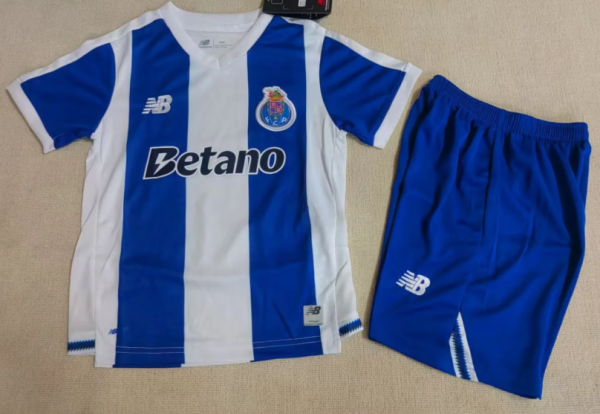 Porto Home Kids 1:1 Quality Soccer Jersey 26/27