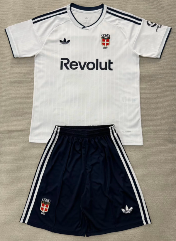 Como Away Kids 1:1 Quality Soccer Jersey 26/27