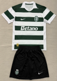 Sporting Lisbon Home Kids 1:1 Quality  Soccer Jersey 26/27