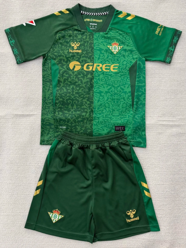Real Betis Away Kids 1:1 Quality Soccer Jersey 26/27