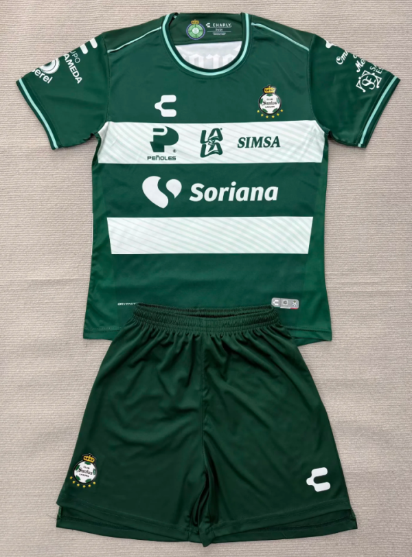 Santos Laguna Home Adult Set 1:1 Quality Soccer Jersey 26/27