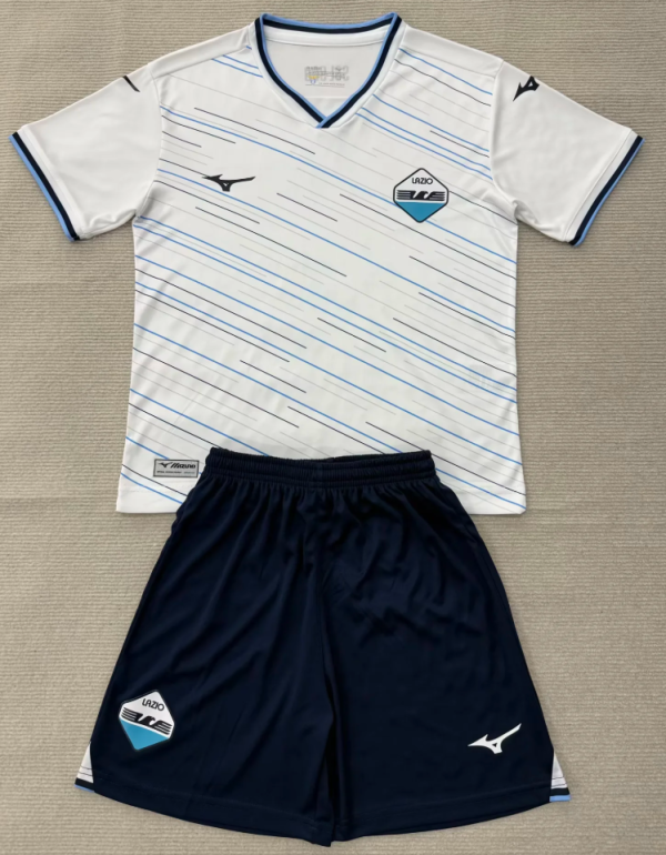 Lazio Away Kids 1:1 Quality Soccer Jersey 26/27