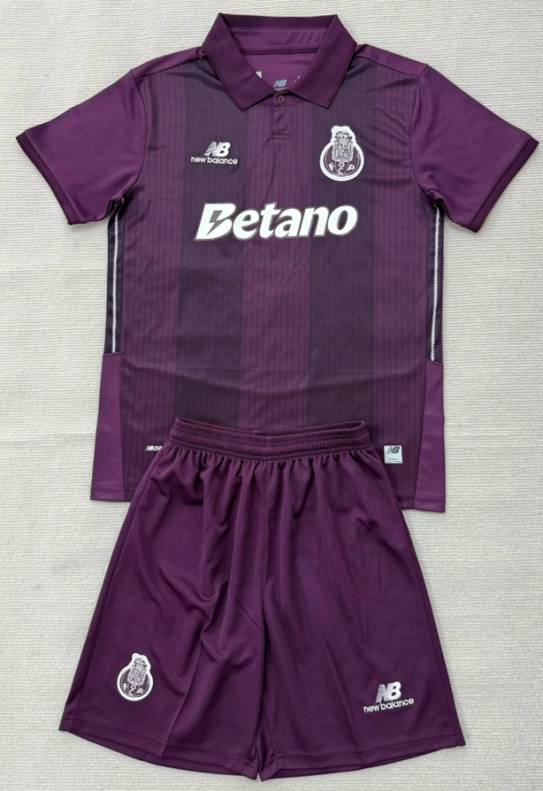 Porto Away Kids 1:1 Quality Soccer Jersey 26/27
