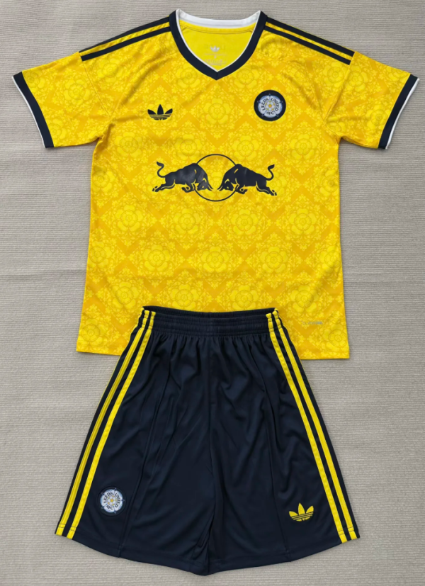 Leeds United Away Kids 1:1 Quality Soccer Jersey 26/27