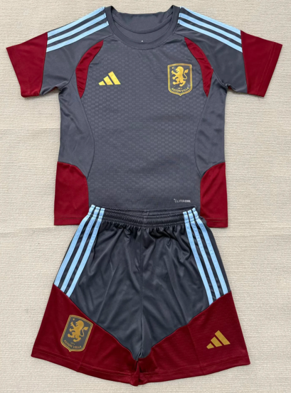 Aston Villa Training Suit Kids 1:1 Quality Soccer Jersey 26/27