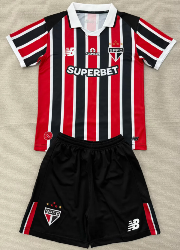 Sao Paulo Away Adult Set 1:1 Quality Soccer Jersey 26/27