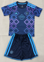 Sporting Kansas City Away Adult Set 1:1 Quality Soccer Jersey 26/27 Sporting Kansas City Away Adult Set 1:1 Quality Soccer Jersey 26/27