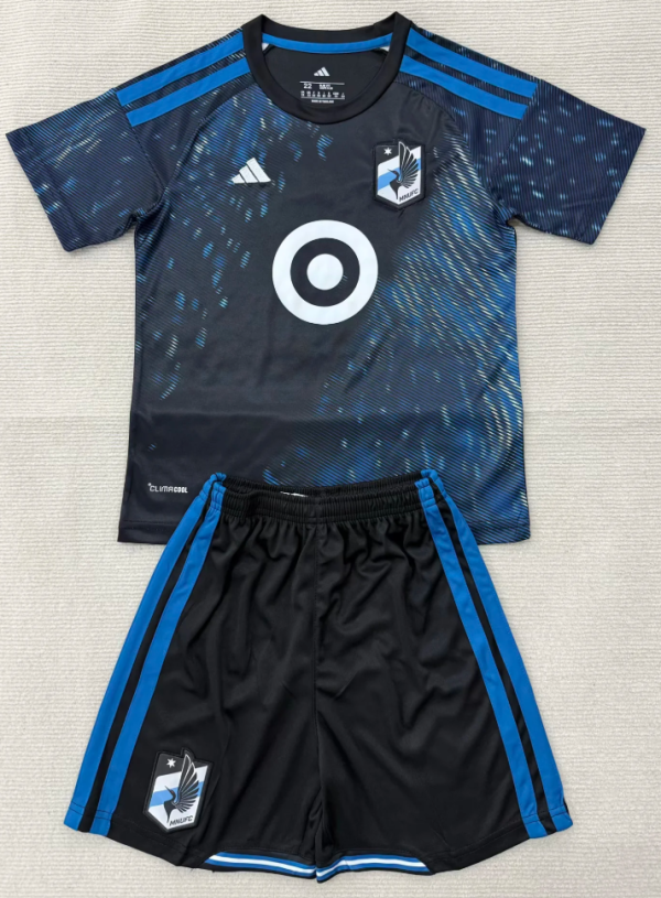 Minnesota United FC Home Kids 1:1 Quality Soccer Jersey 26/27