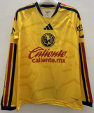 Club America Home Long Sleeve Fans 1:1 Quality Soccer Jersey 26/27