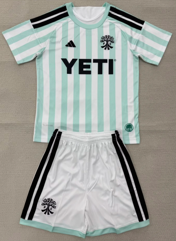 Austin FC Away Kids 1:1 Quality Soccer Jersey 26/27