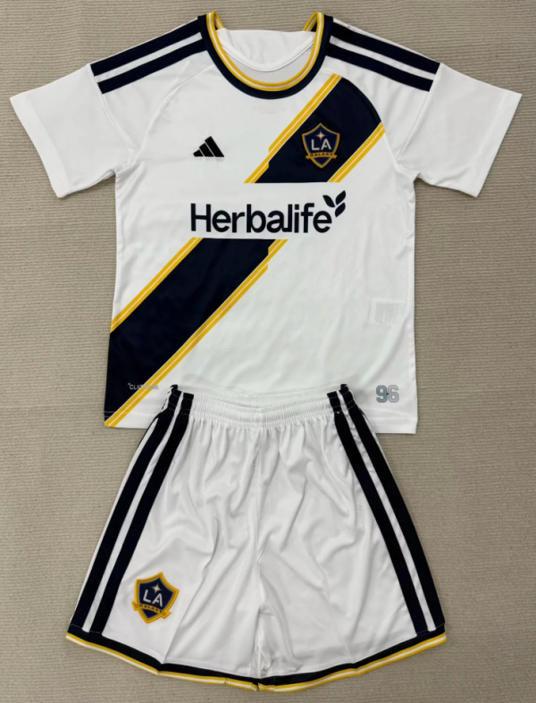 Los Angeles Galaxy Home Kids 1:1 Quality Soccer Jersey 26/27