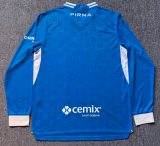 Cruz Azul Home Long Sleeve Fans 1:1 Quality Soccer Jersey 26/27
