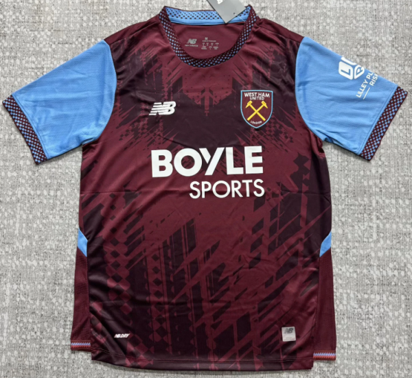 West Ham United Home Fans 1:1 Quality Soccer Jersey 26/27