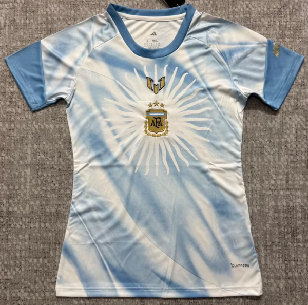 Argentina Training Suit Women Fans 1:1 Quality Soccer Jersey 26/27