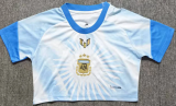 Argentina Training Suit Women Crop Fans 1:1 Quality Soccer Jersey 26/27