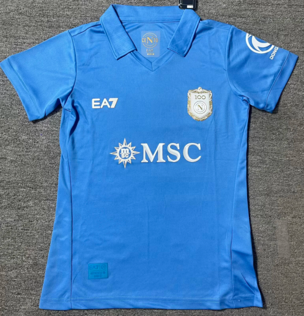 Napoli Home Women Fans 1:1 Quality Soccer Jersey 26/27
