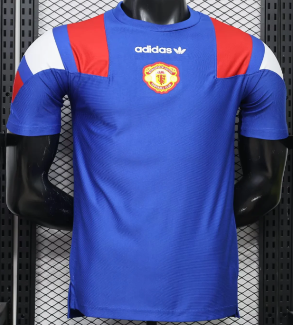 Manchester United EQT Blue Player 1:1 Quality Soccer Jersey 26/27