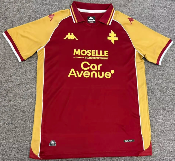 FC Metz Home Fans 1:1 Quality Soccer Jersey 26/27