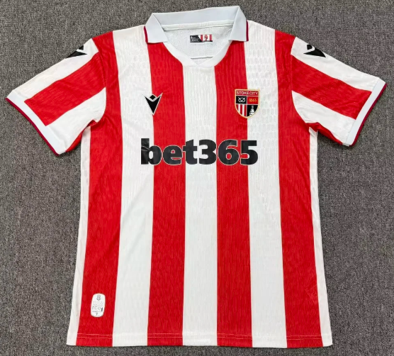 Stoke City Home Fans 1:1 Quality Soccer Jersey 26/27