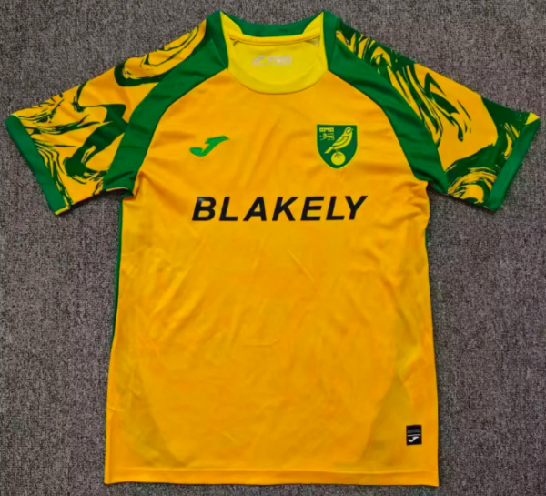 Norwich City Home Fans 1:1 Quality Soccer Jersey 26/27