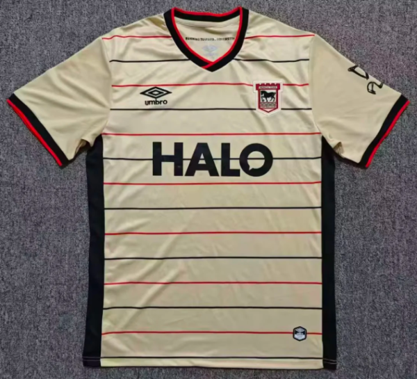 Ipswich Town Away Fans 1:1 Quality Soccer Jersey 26/27