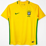 Brazil Home Retro Fans 1:1 Quality Soccer Jersey 2016