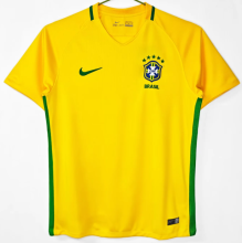 Brazil Home Retro Fans 1:1 Quality Soccer Jersey 2016