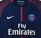 PSG Home Long Sleeve Retro Fans 1:1 Quality Soccer Jersey 2017/2018