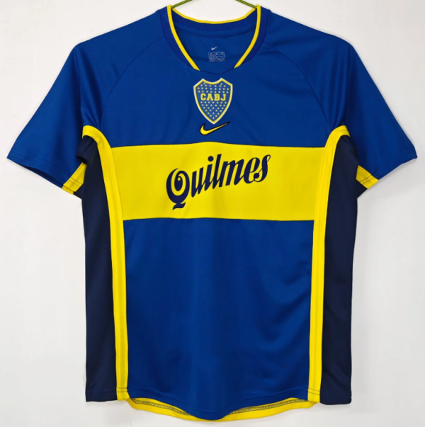 Boca Home Retro Fans 1:1 Quality Soccer Jersey 2001/2002