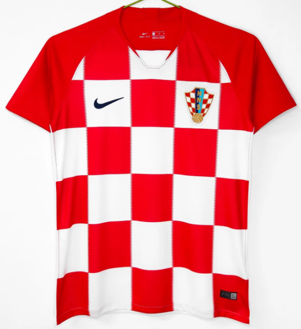 Croatia Home Retro Fans 1:1 Quality Soccer Jersey 2018
